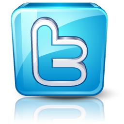 Twitter Reflcection Icon, PNG ClipArt Image