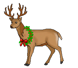 Christmas Clip Art - Reindeer Clip Art - Rudolph and his friends