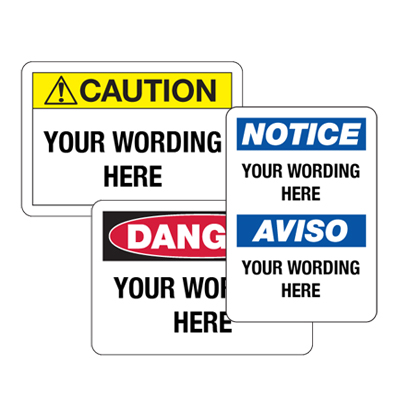Semi-Custom Workplace Safety Signs, OSHA Safety Signs | Emedco