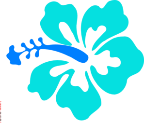Blue Hibiscus Clip Art | High Quality Clip Art
