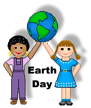 Earth Day Clip Art - Free Earth Day Clip Art - Girls Holding