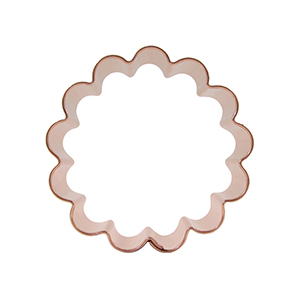 Circle Cookie Cutter - 3-inch (Scalloped Edge)