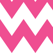 hot pink chevron fabric, wallpaper, gift wrap, and decals ...