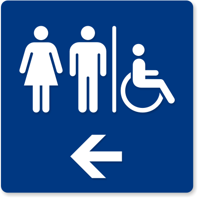 How I Got Lost In a Library: Restroom Signs | ?mt?az ma?eed