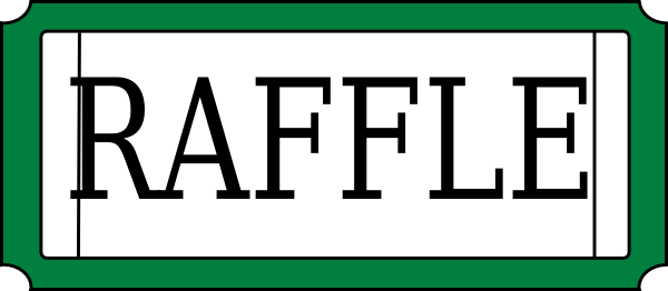 Green Raffle Ticket clip art - vector clip art online, royalty ...