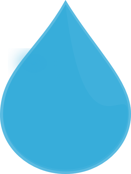 Blue Water Drop clip art - vector clip art online, royalty free ...
