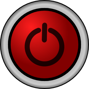 Power On Off Switch Red clip art - vector clip art online, royalty ...