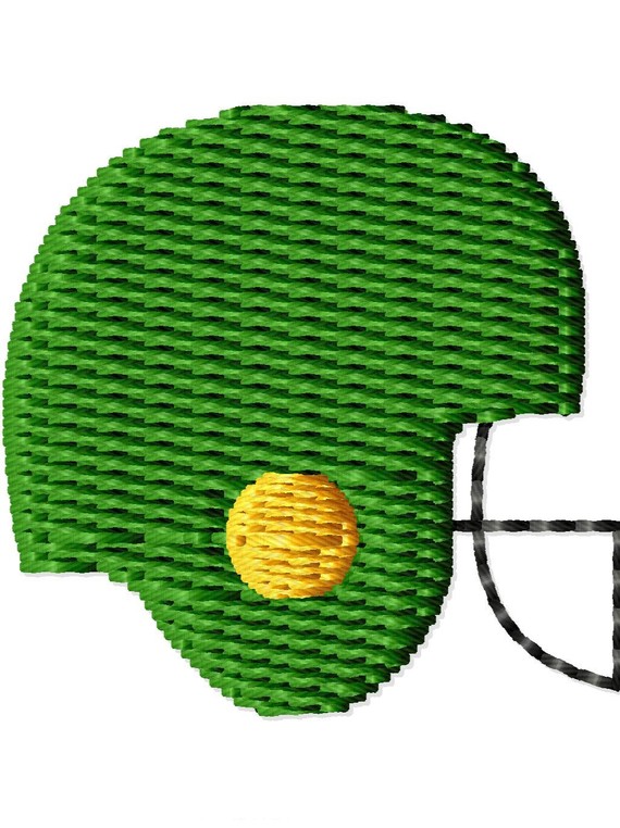 Football Helmet Mini Machine Embroidery by SimplySweetEmbroider