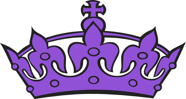 Purple Tiara clip art - vector clip art online, royalty free ...