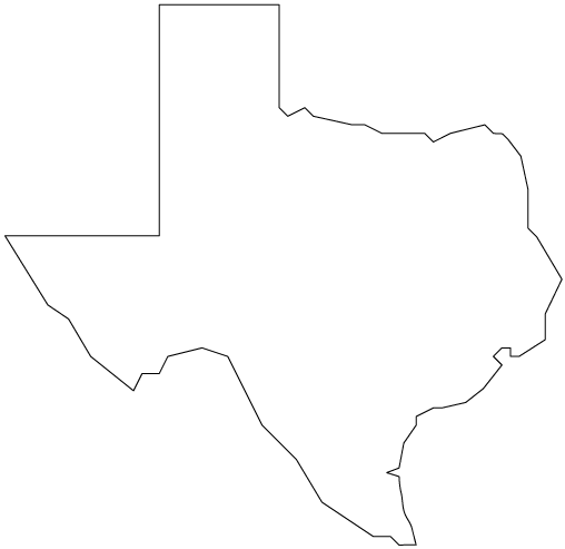 Outline Of Texas