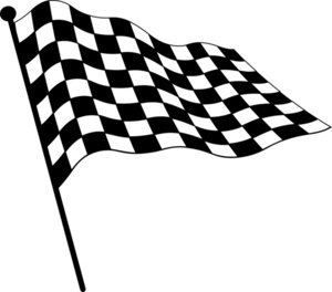 Free Checkered Flag Clip Art Image - Checkered Flag for Auto Racing