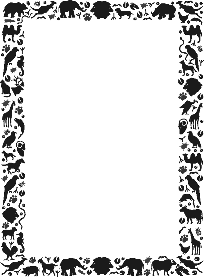 zoo animal border clip art | wallpapers trending.space