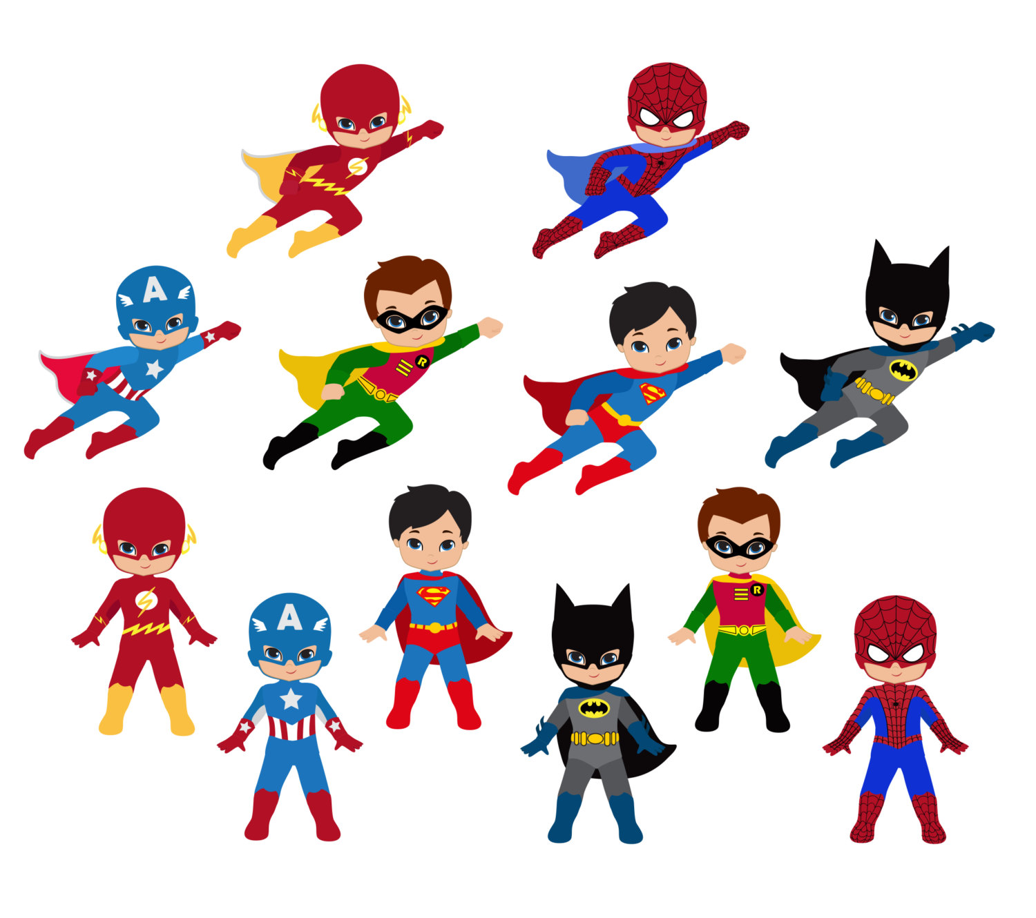 ... Free superhero clipart Superhero Words Clipart Superhero tell the story ...