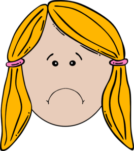 Lady Face (unhappy) clip art - Free Clipart Images