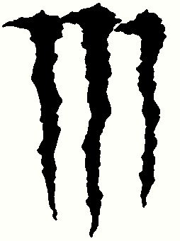 White Monster Logo