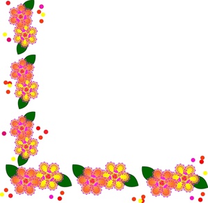 Hawaiian Flower Clip Art Borders - Free Clipart Images