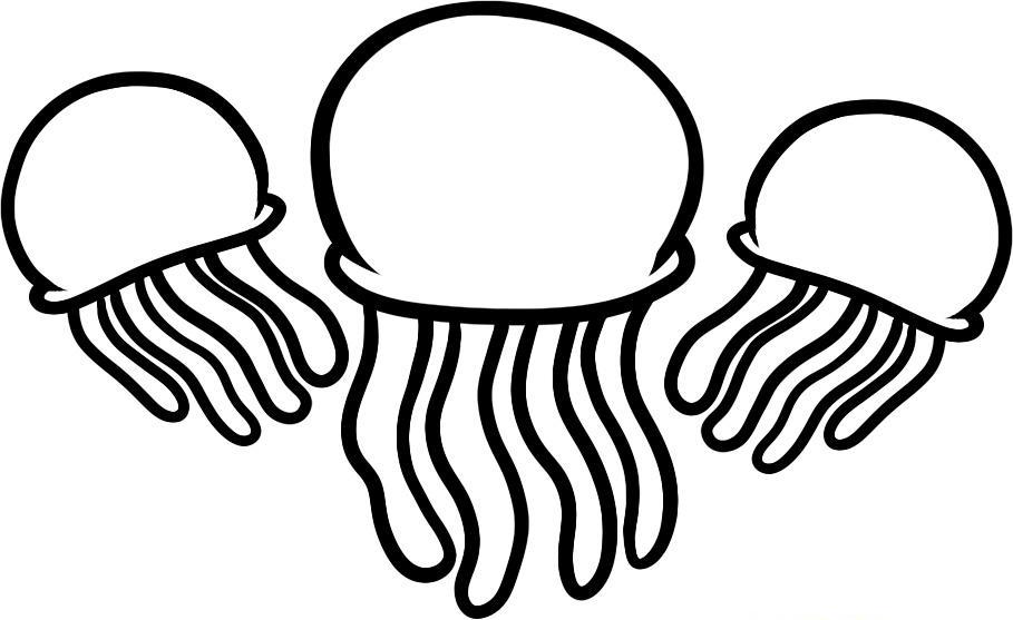 Coloring Pages Of Jellyfish - AZ Coloring Pages