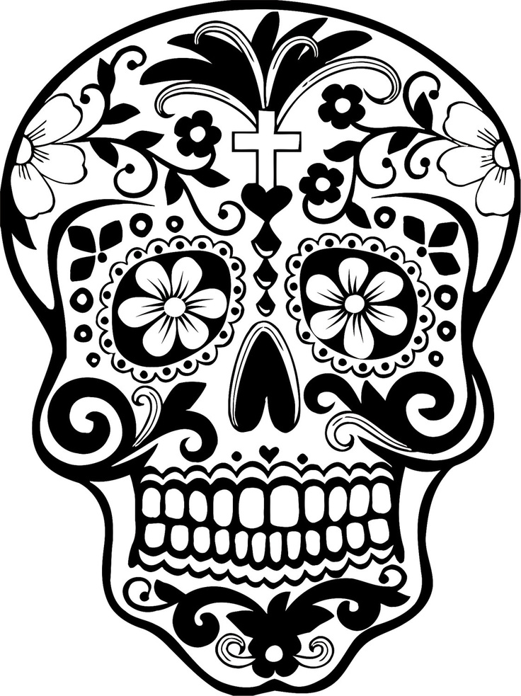 sugar-skull-clipart-best