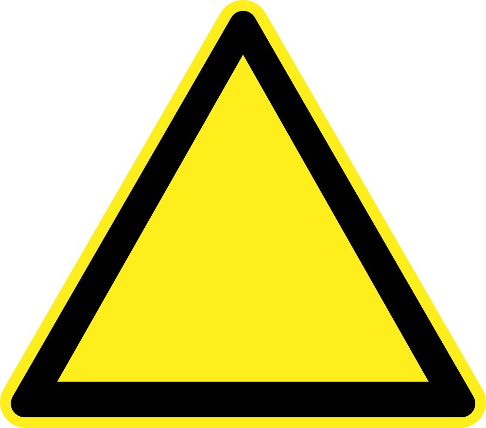 Hazard warning clip art