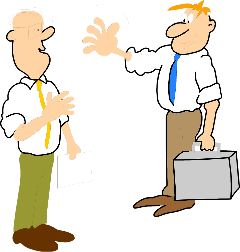 Two people talking clipart transparent background