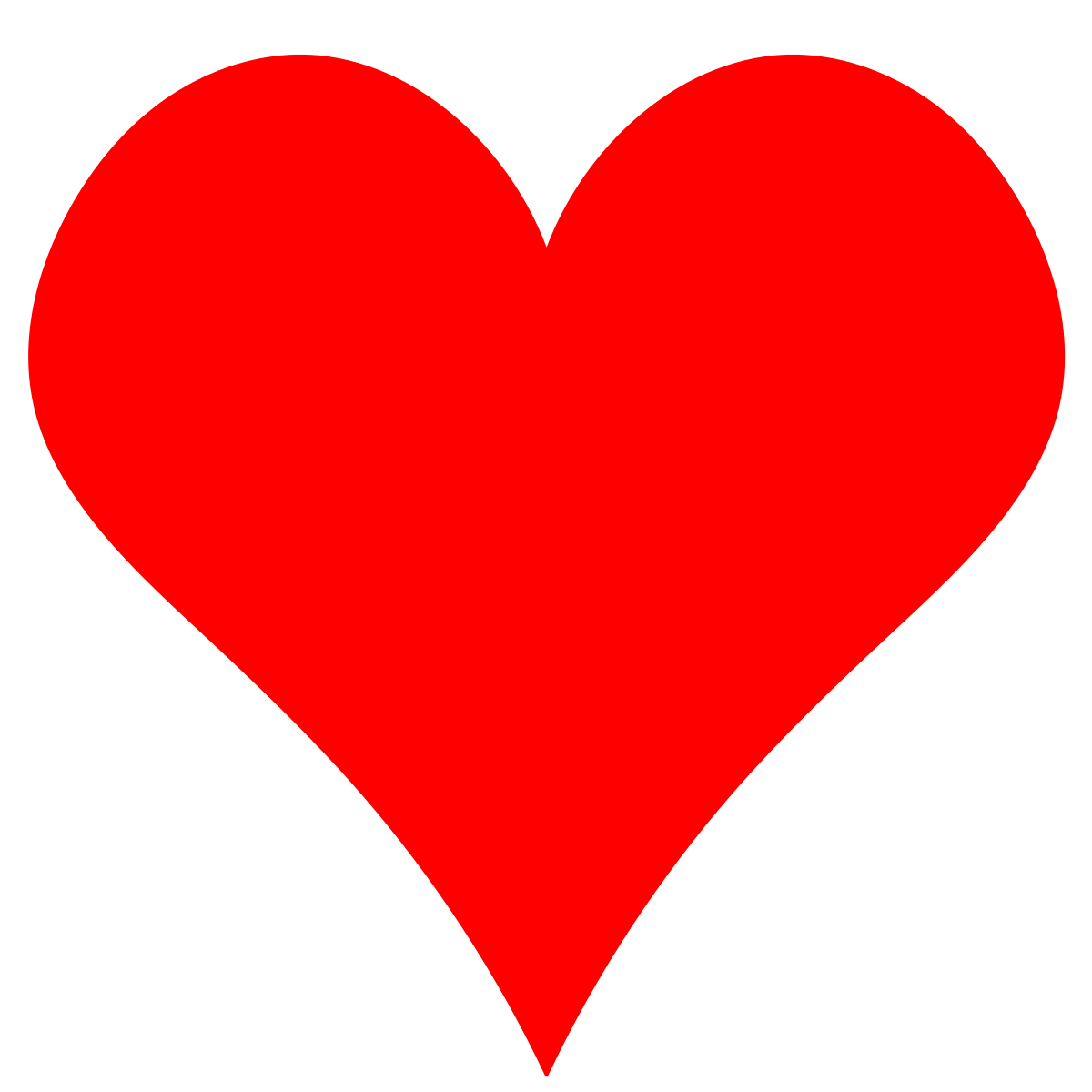 Plain Red Heart Shape Clipart by GR8DAN : Heart Cliparts #11504 ...