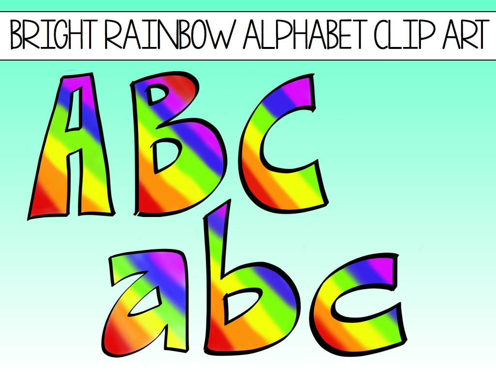 Individual Alphabet Letters Clipart
