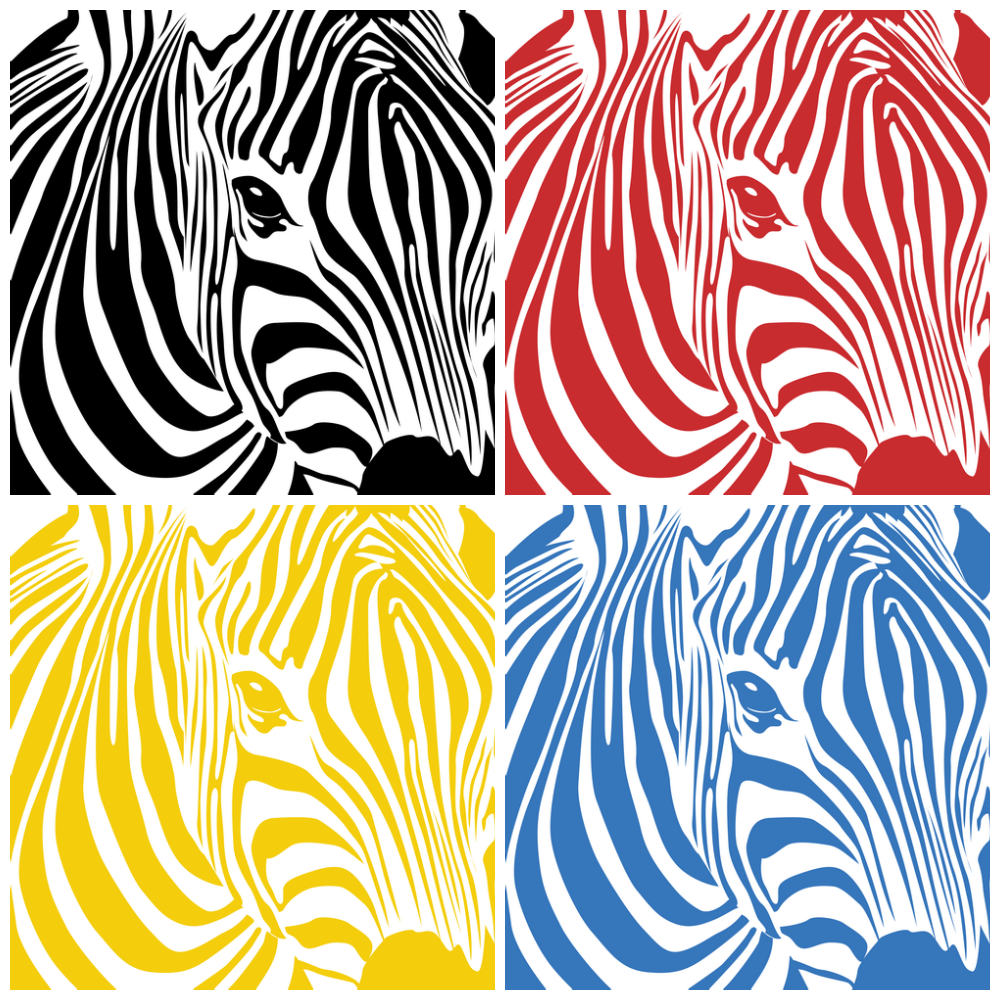 Zebra Art Vector | DragonArtz Designs (we moved to dragonartz.net)