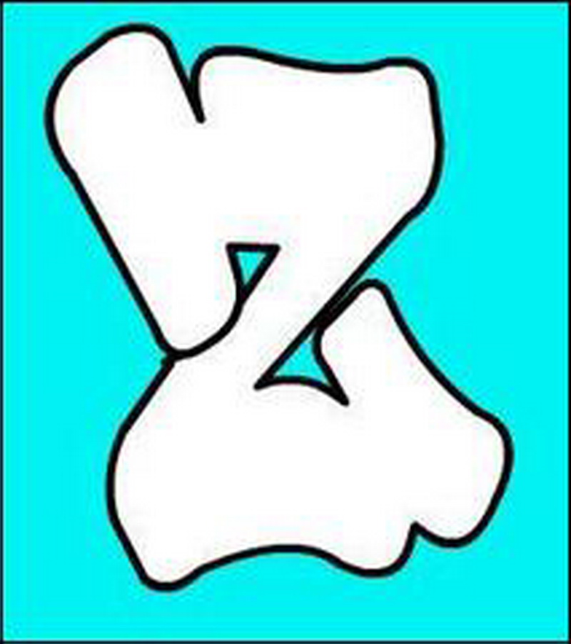 Graffiti Letter, Font, And Alphabet Z Graffiti Alphabet Font Z