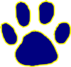 Tiger Paw clip art - vector clip art online, royalty free & public ...
