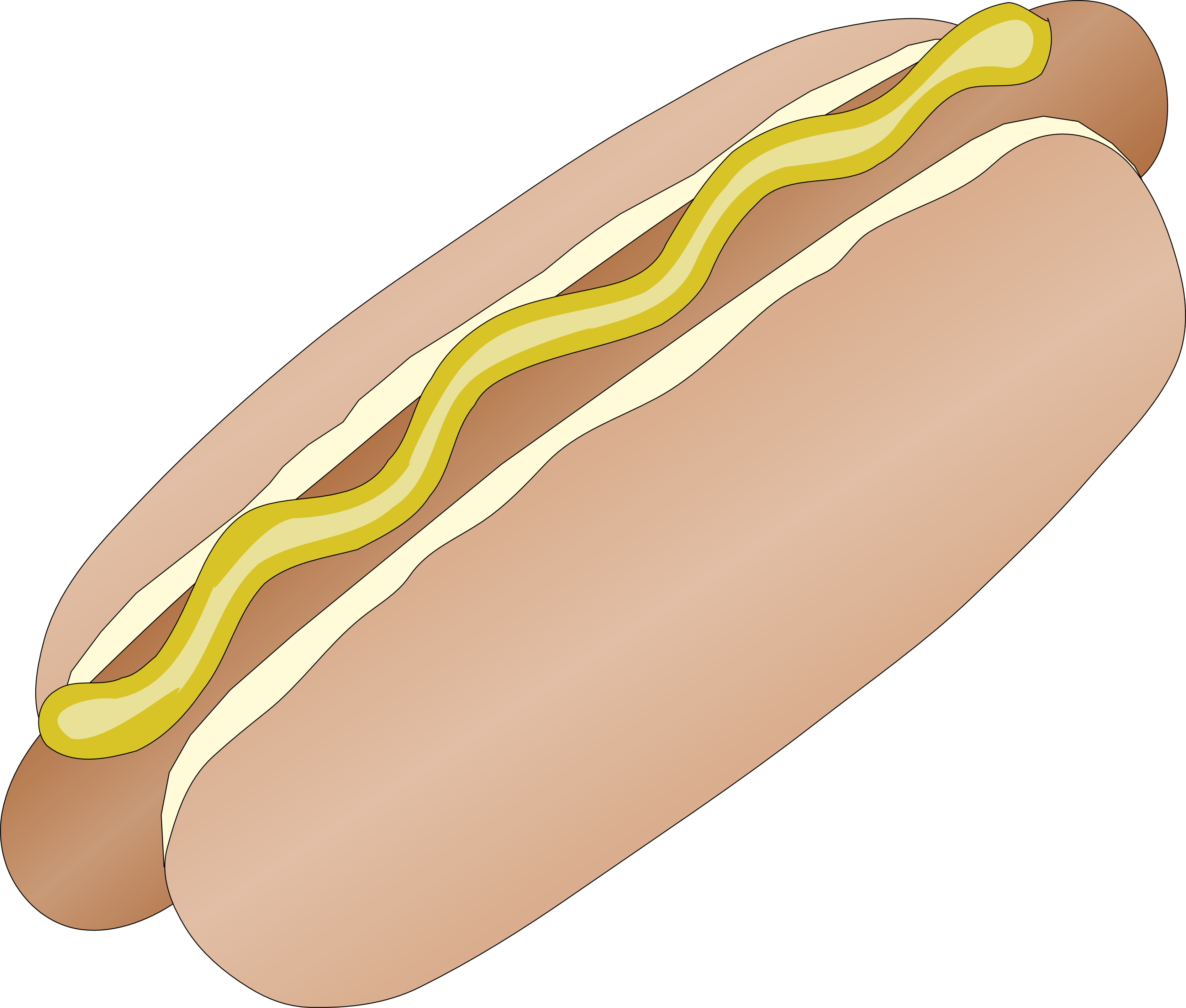 Clip Art: Hot Dog Scalable Vector Graphics SVG ...