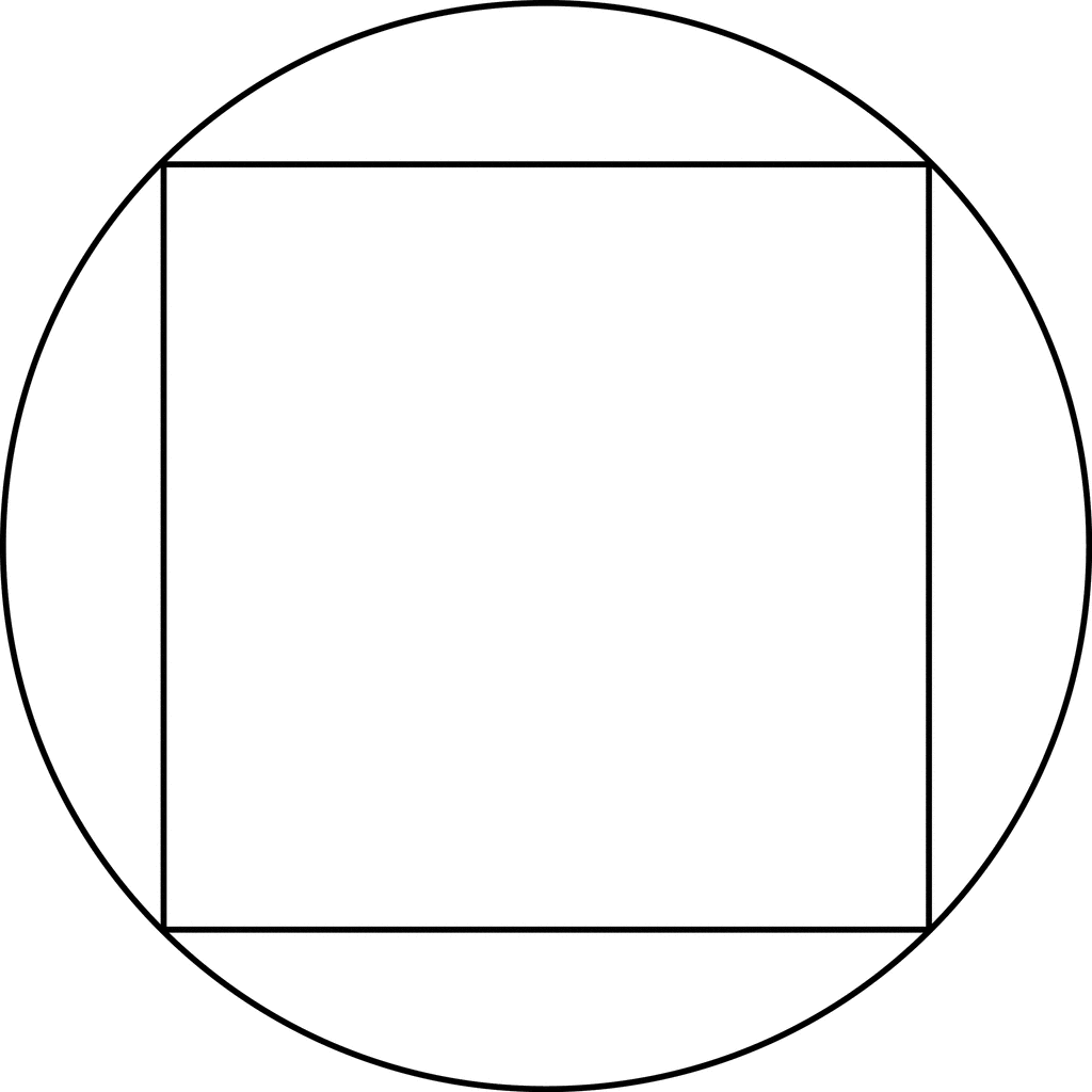 Square Inscribed In A Circle | ClipArt ETC