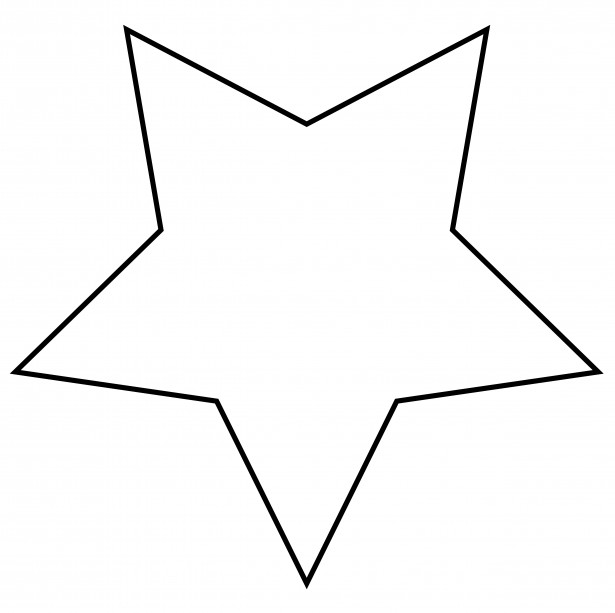 Star Outline Clipart Gratis Stock Bild - Public Domain Pictures