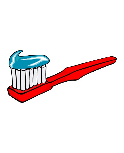 clipart toothbrush and toothpaste - photo #14