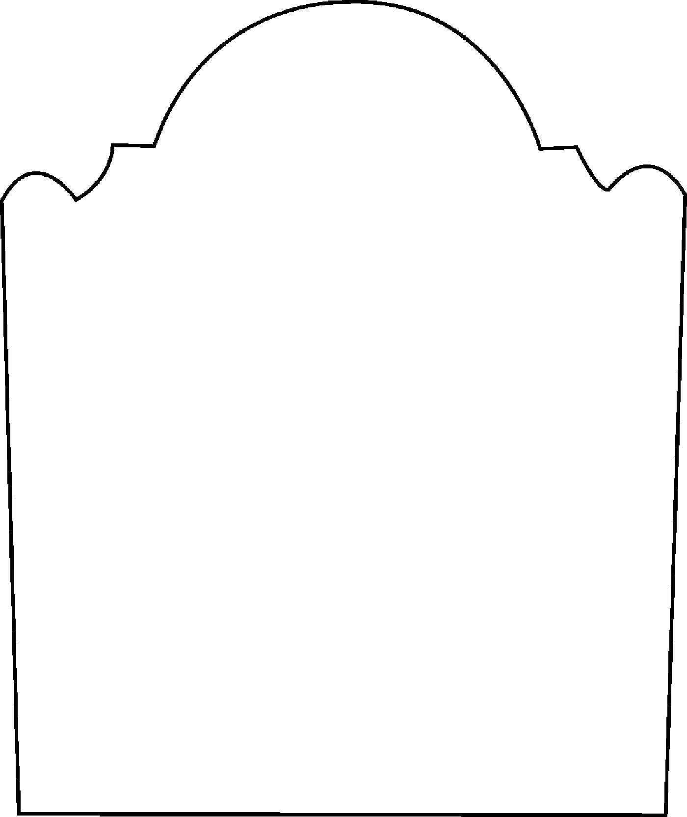 Blank Tombstone Template ClipArt Best