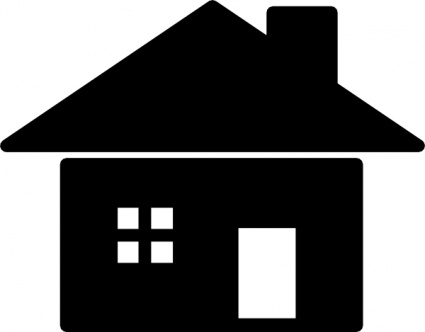 Purzen House Icon clip art vector, free vectors