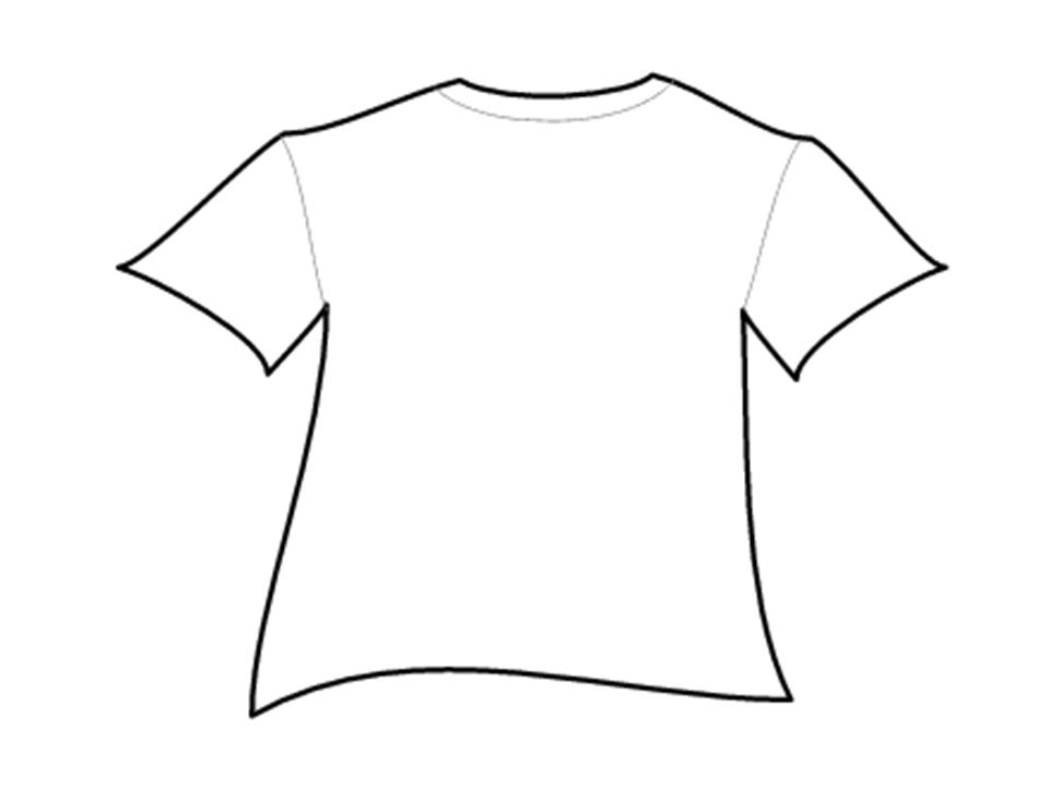 clip art of a t shirt outline - photo #9