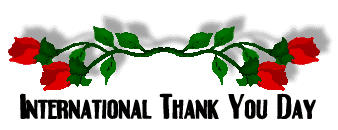 Thank You clip art for the International Thank You Day of flowers ...