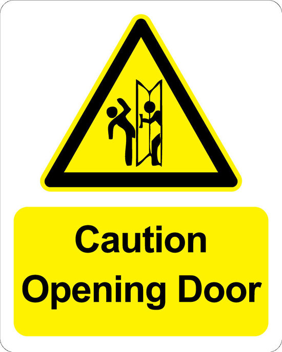 Caution Wet Paint Warning Building Safety Sign Self Adhesive 300mm x 100mm # 