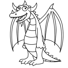 Dragon Cartoon Drawing Lesson