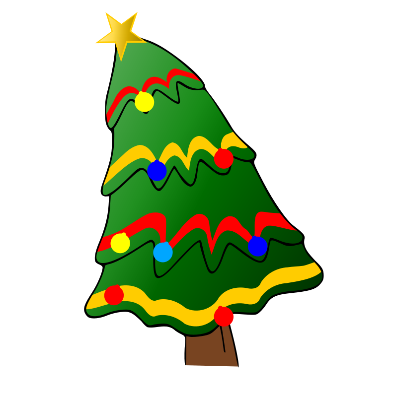 Free Christmas Tree 2 Clip Art