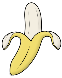 Draw a Cartoon Banana