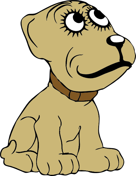 Cartoon Dog clip art Free Vector