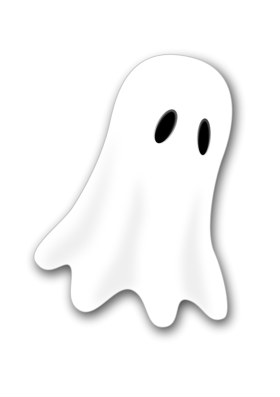Free Simple Cartoon Ghost Clip Art