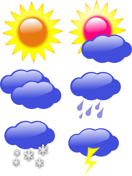 Weather Symbols Clip Art Vector Online Royalty Free - JoBSPapa ...
