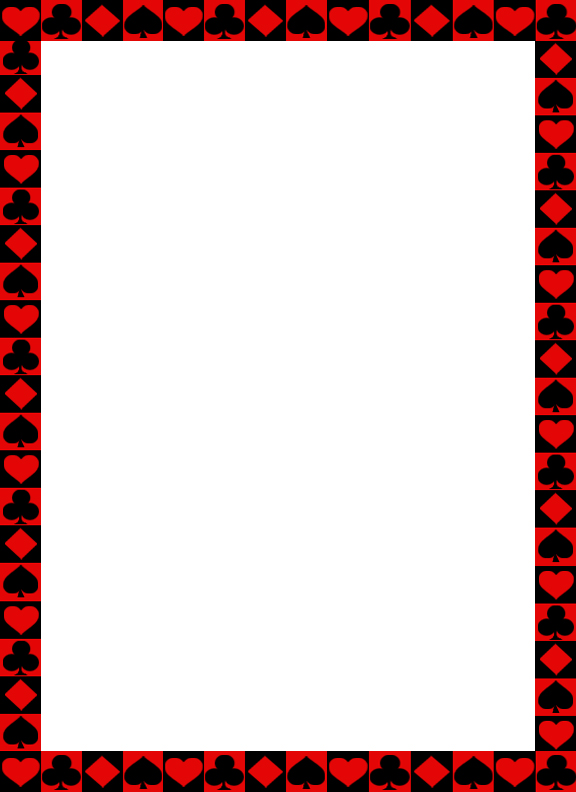 free clip art borders playing cards - photo #14