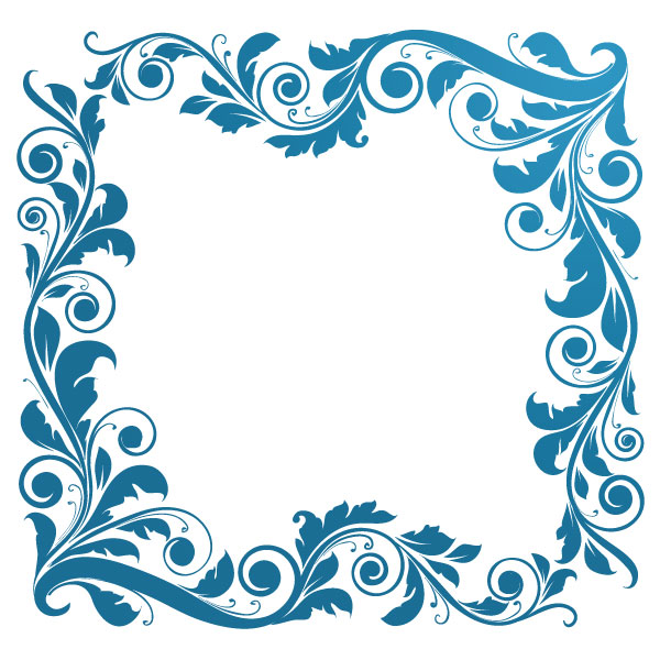 Free, Vintage Vector Graphics: Floral Borders, Corners, and Frames ...