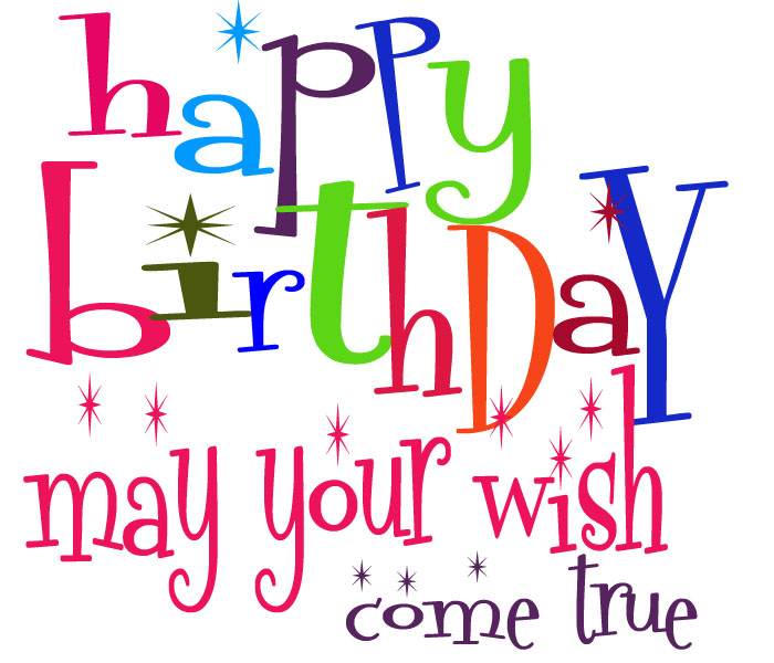 Cute Clipart: ? 10 Really Cute Birthday Clipart Text Greetings ...