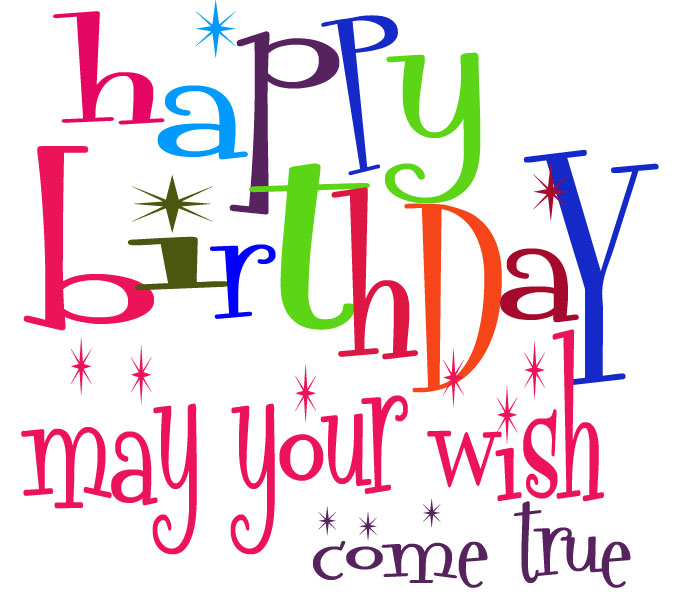 Birthday wishes clip art