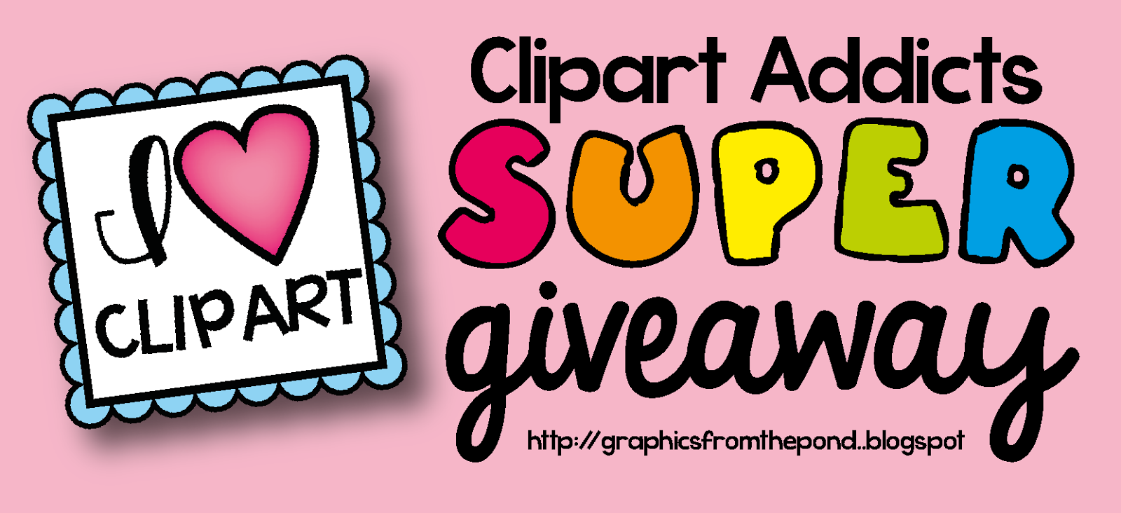 Graphics From the Pond: Clipart Super Giveaway