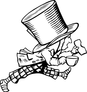 Mad Hatter clip art Free Vector
